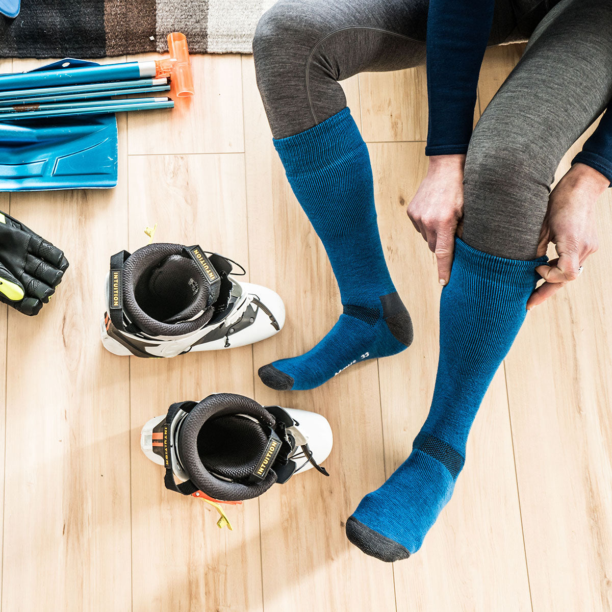 Lightweight - Ski and Snowboard Over the Calf Socks from Minus33 Merino Wool Clothing