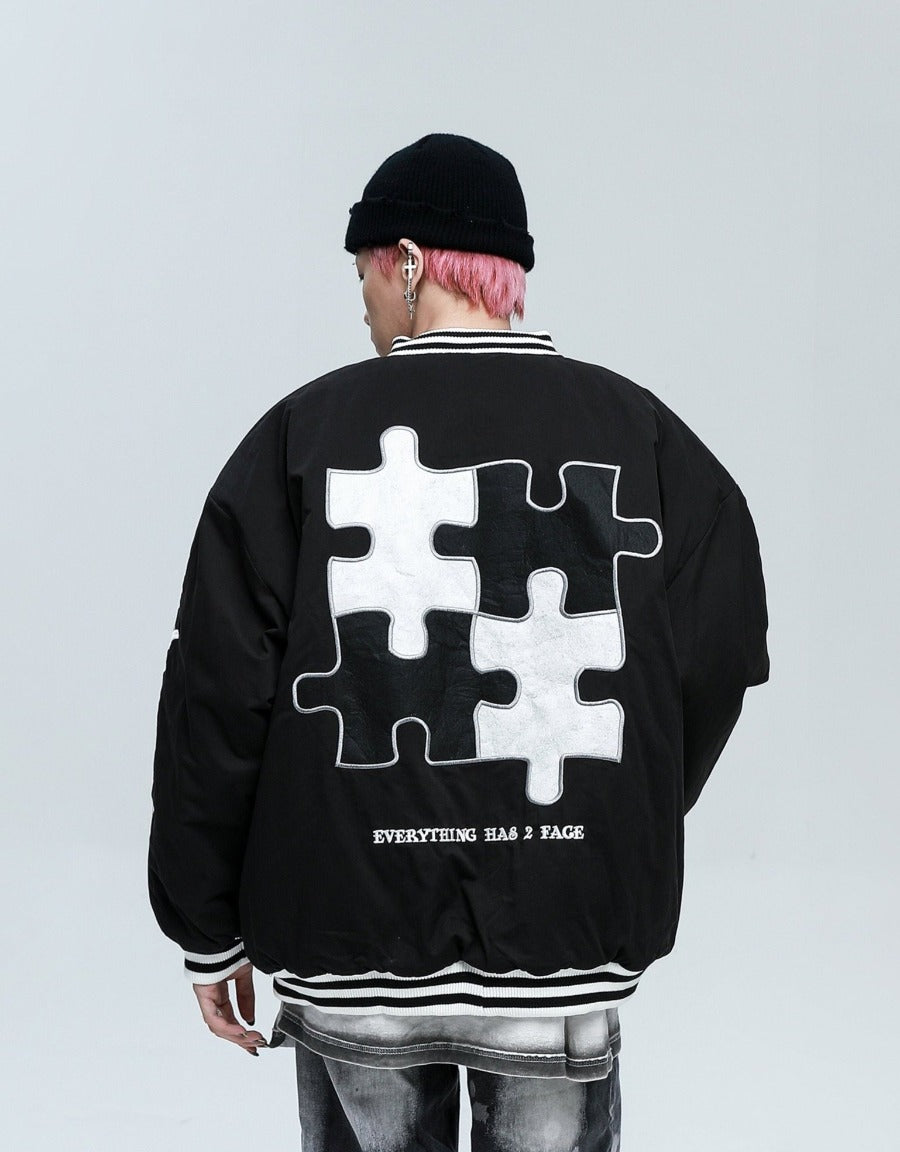 Puzzle Winter Bomber Jacket from Niepce Inc