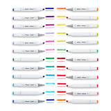 Double-Ended Alcohol Markers 24 Bright Colors from KINGART