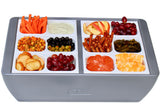 Dubler Party Cooler™ | Metallic Gray From REVO COOLERS, LLC