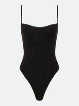 BALBOA THIN STRAP ONE PIECE - BLACK From ELYSIIAN