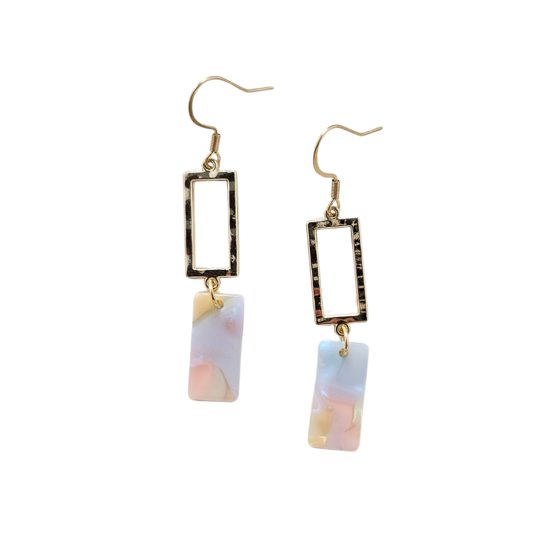 Raya Earrings - Pastel Rainbow from Spiffy & Splendid