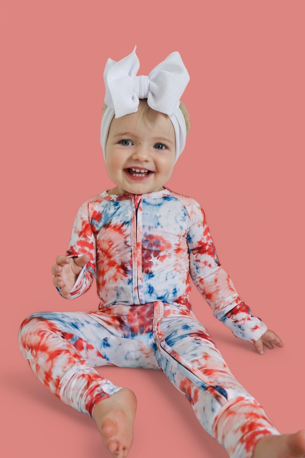 STARRY TIE DYE DREAM ROMPER from DREAM BIG LITTLE CO