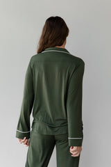 Women's Bamboo Stretch-Knit Long Sleeve Pajama Set from Cozy Earth