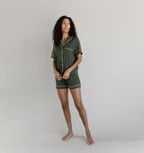 Women's Bamboo Stretch-Knit Short Sleeve Pajama Set from Cozy Earth