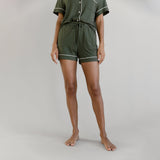 Women's Bamboo Stretch-Knit Short Sleeve Pajama Set from Cozy Earth