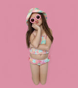 RAINBOW CLOUDS DREAM SMOCKED TANKINI TWO PIECE SWIM SUIT from DREAM BIG LITTLE CO