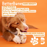 BetterBone HARD CHEW TOY: Natural Ingredients, eco-friendly, and ultra-durable chew for the toughest chewers! from BetterBone All Natural Eco-Friendly Dog Chews & Bones