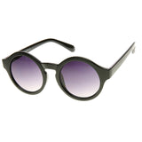 Classic Retro Keyhole Round P3 Frame Sunglasses 9196 from zeroUV