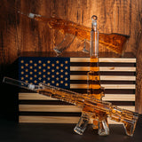 3 Gun Whiskey Decanters Set AR15, AK47, & Rifle Gun Decanter Set 1000ml by The Wine Savant - Veteran Gifts, Home Bar, Gun Lover Gifts, Tik Tok Gun Decanter, Military Gifts Gifts for Dad… from The Wine Savant