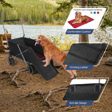 Folding Dog Wagon Cart with Extendable Rear End Heavy Duty From Redcamp