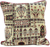 DaDa Bedding Set of 4 Pieces - Floral Garden Botanical Tapestry Throw Pillow Covers Bundle Pack - 16" x 16" from DaDalogy Bedding Collection