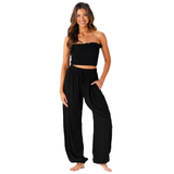 Black Jogger Harem Pants From LotusAndLuna