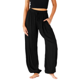 Black Jogger Harem Pants From LotusAndLuna