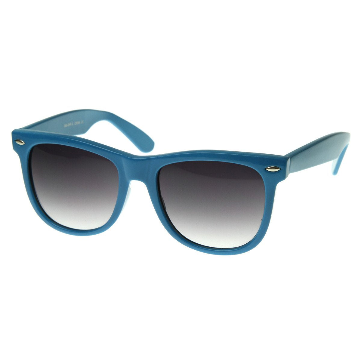 Classic Retro Large Colorful Horned Rim Sunglasses 2767 from zeroUV