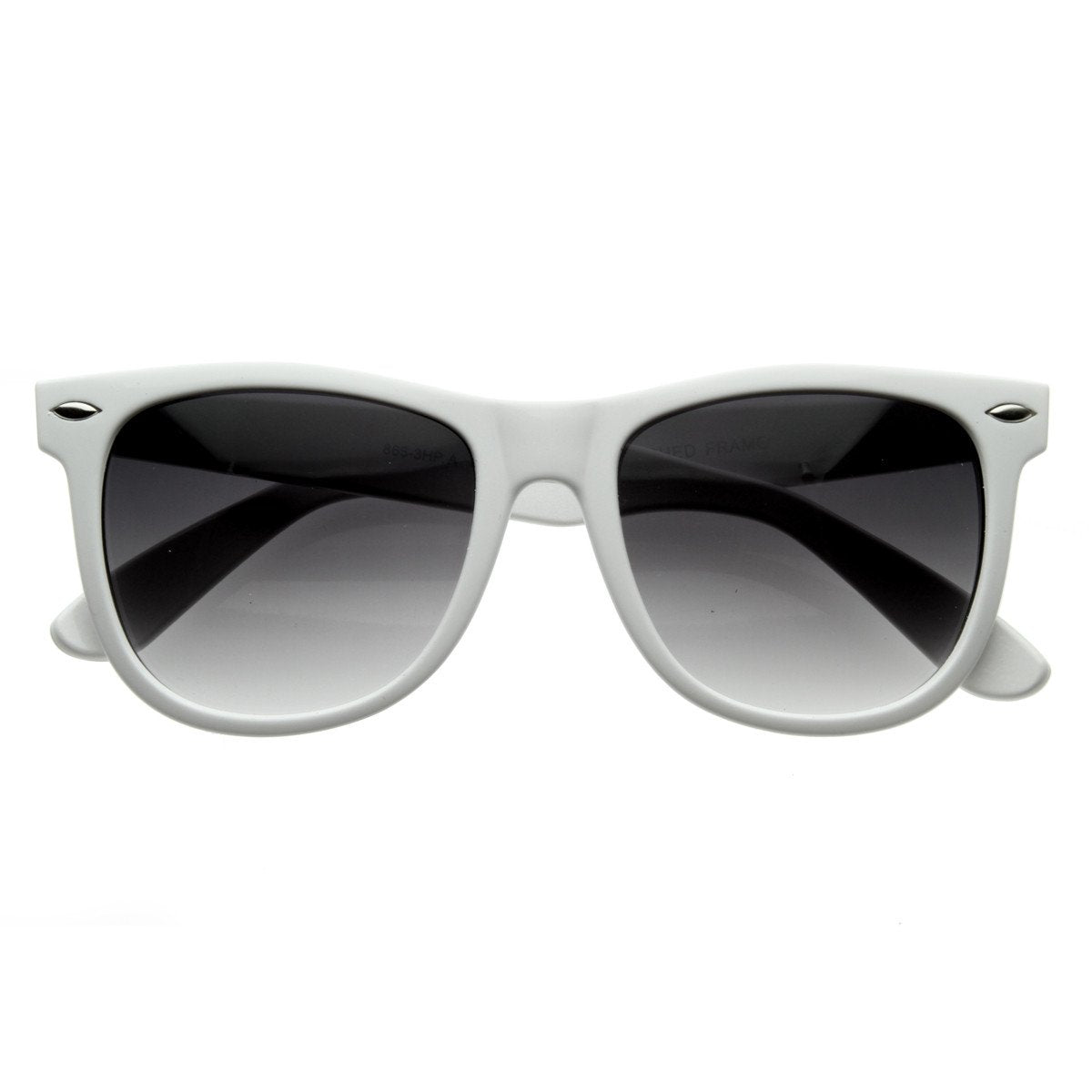 Classic Retro Large Colorful Horned Rim Sunglasses 2767 from zeroUV