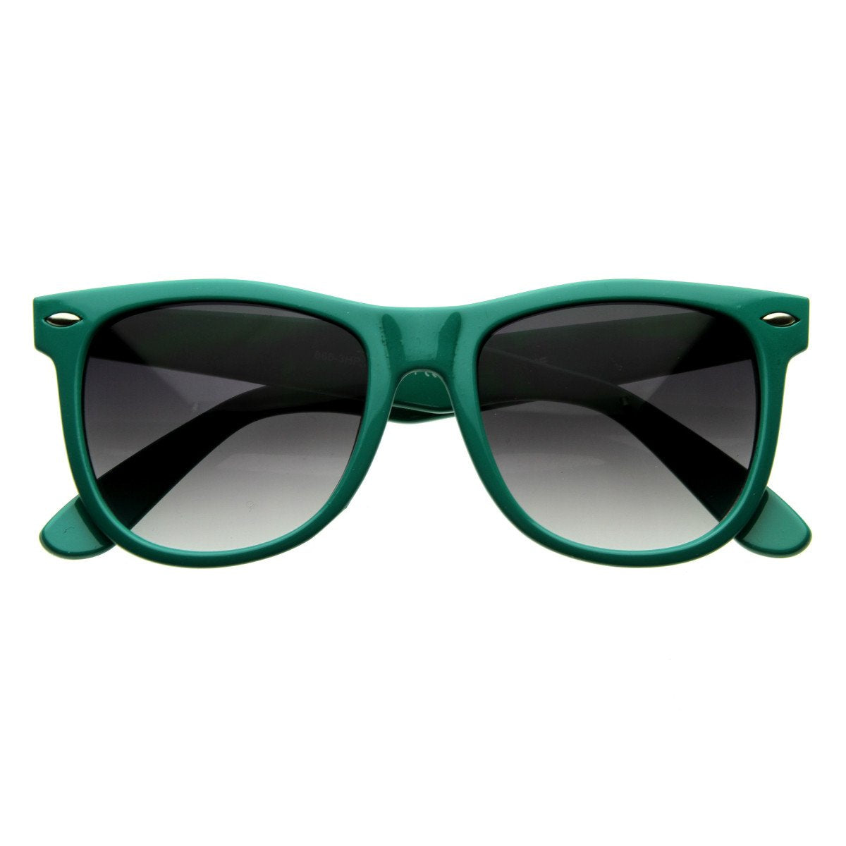 Classic Retro Large Colorful Horned Rim Sunglasses 2767 from zeroUV