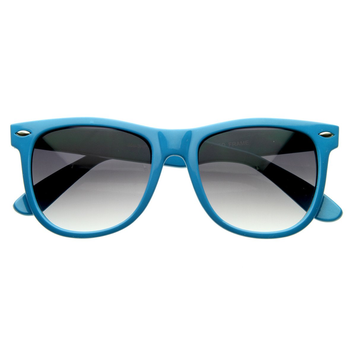 Classic Retro Large Colorful Horned Rim Sunglasses 2767 from zeroUV