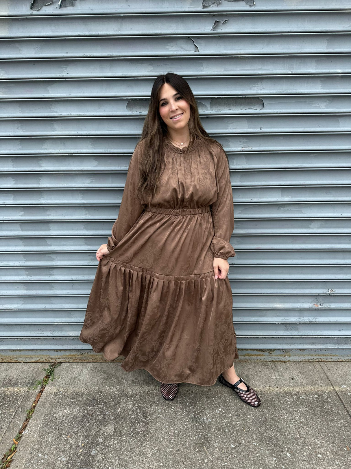 Ottie Paisley Dress From Drama NYC Plus
