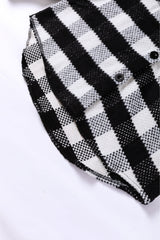 Black and White Check Jacket from MsDressly