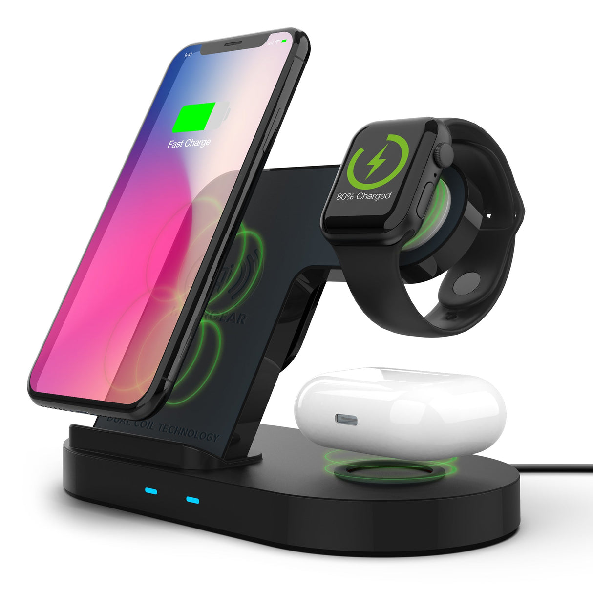 Hypergear 3-in-1 Wireless Charging Dock from Jupiter Gear Home