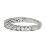 Cubic Zirconium Wedding Band Ring Sterling Silver from Bids.com