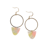 Iris Earrings Large - Iridescent Neon from Spiffy & Splendid