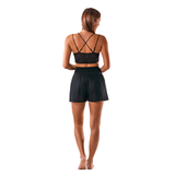 Black Cotton Shorts From LotusAndLuna