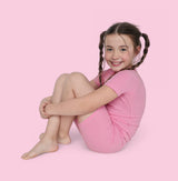 BELLA PINK RIB DREAM SHORT SET from DREAM BIG LITTLE CO