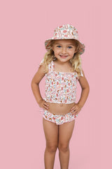 FUN IN THE SUN DREAM SMOCKED TANKINI TWO PIECE SWIM SUIT from DREAM BIG LITTLE CO
