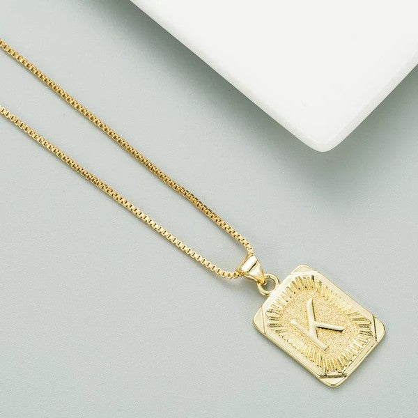 Classy Pendant Talia Initial Gold Letter Necklace from My Pampered Life Seattle
