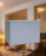 Rectangular 16"W x 11"H Drum Lampshade Softback White From LampsUSA