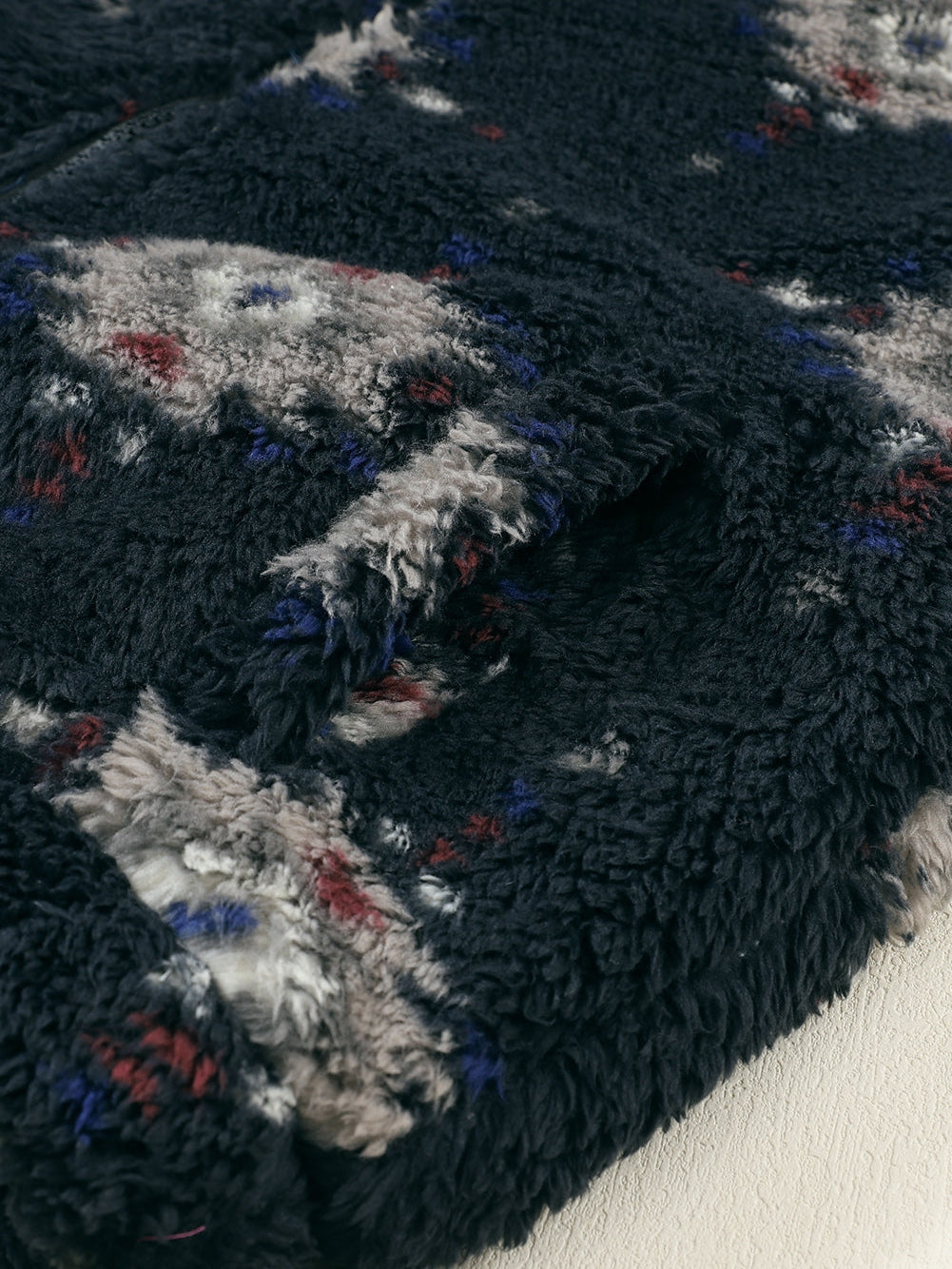 Black and White Aztec Sherpa Jacket from MsDressly