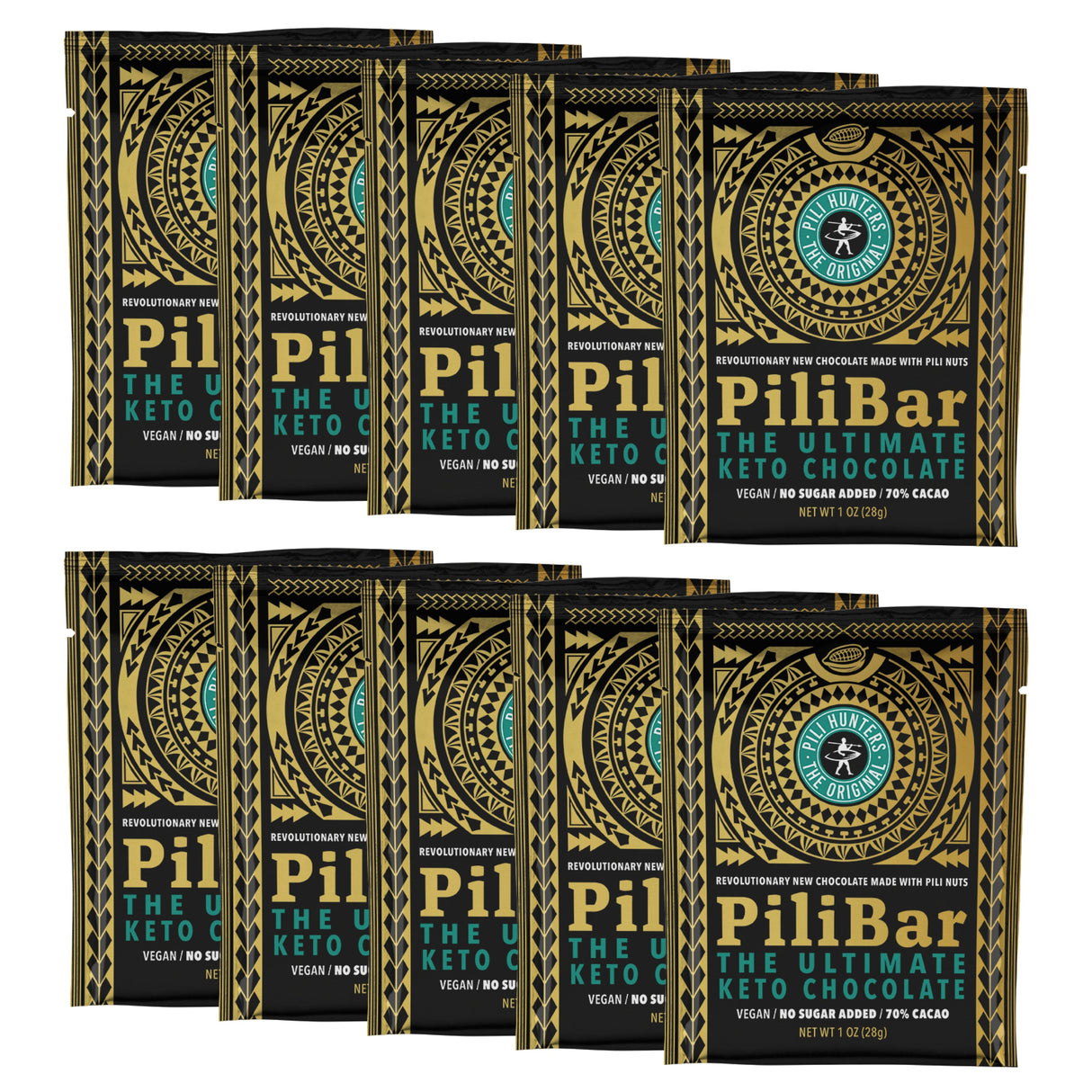 Pili Hunters™ Keto PiliBar - Ultimate Keto Dark Chocolate from Pili Hunters