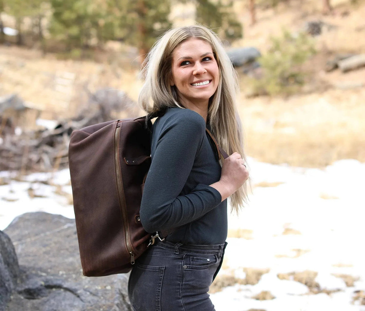 Luxury Leather Duffel Bag from Lifetime Leather Co.
