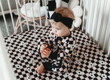 RETRO DAISY CHECKS DREAM ROMPER from DREAM BIG LITTLE CO