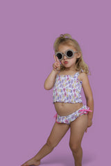 SWEET SUMMER DREAM SMOCKED TANKINI TWO PIECE SWIM SUIT from DREAM BIG LITTLE CO