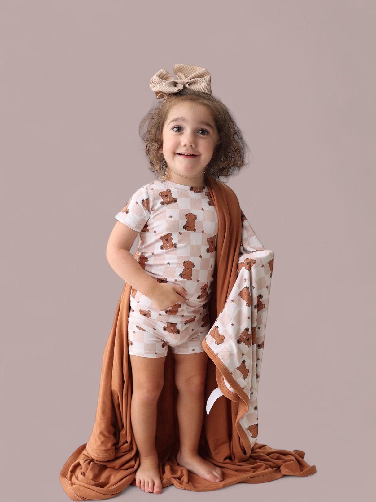 COZY BEAR DREAM SHORT SET from DREAM BIG LITTLE CO