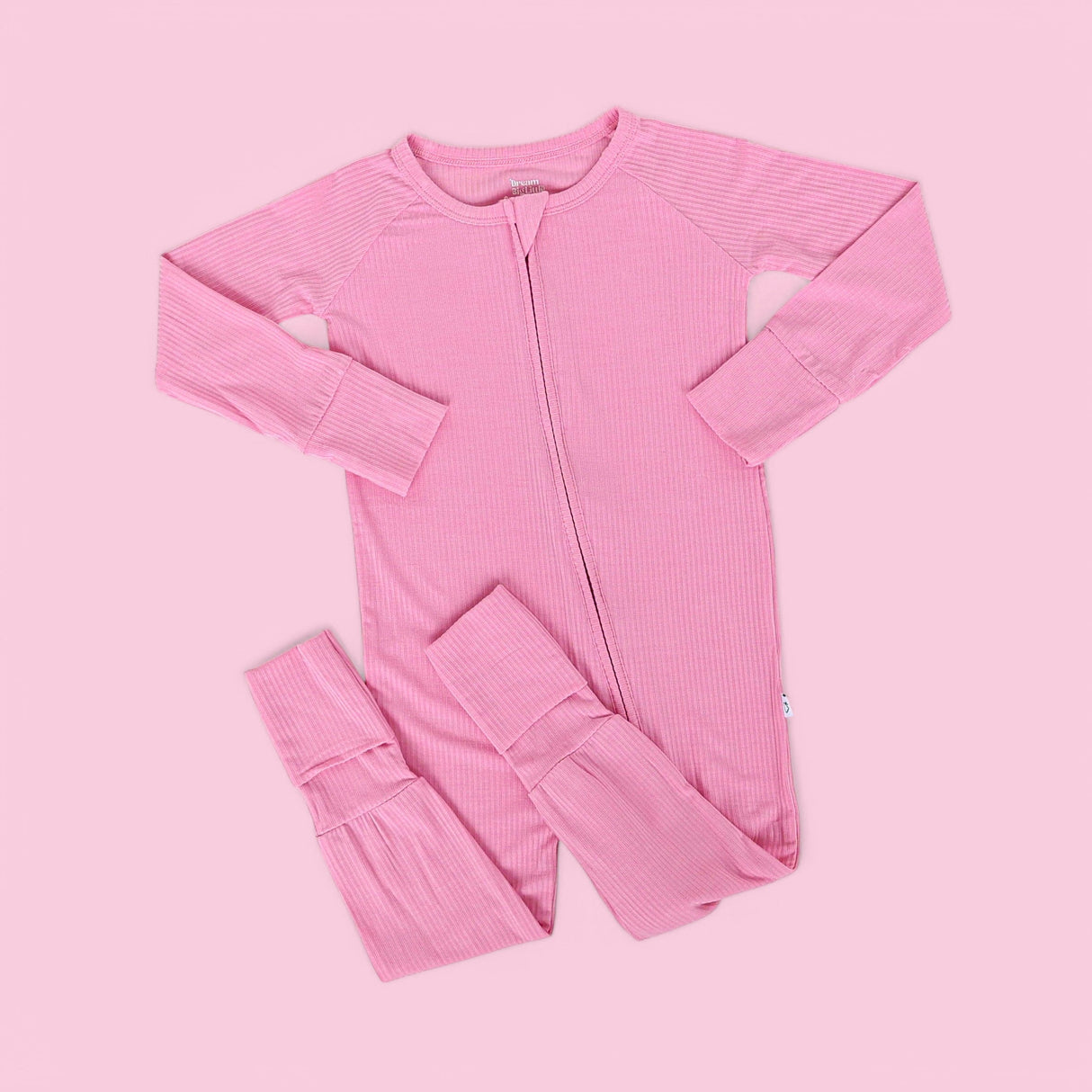BELLA PINK RIB DREAM ROMPER from DREAM BIG LITTLE CO