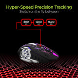 HyperGear Chromium Wireless Gaming Mouse for Extended Play Sessions from Jupiter Gear Home