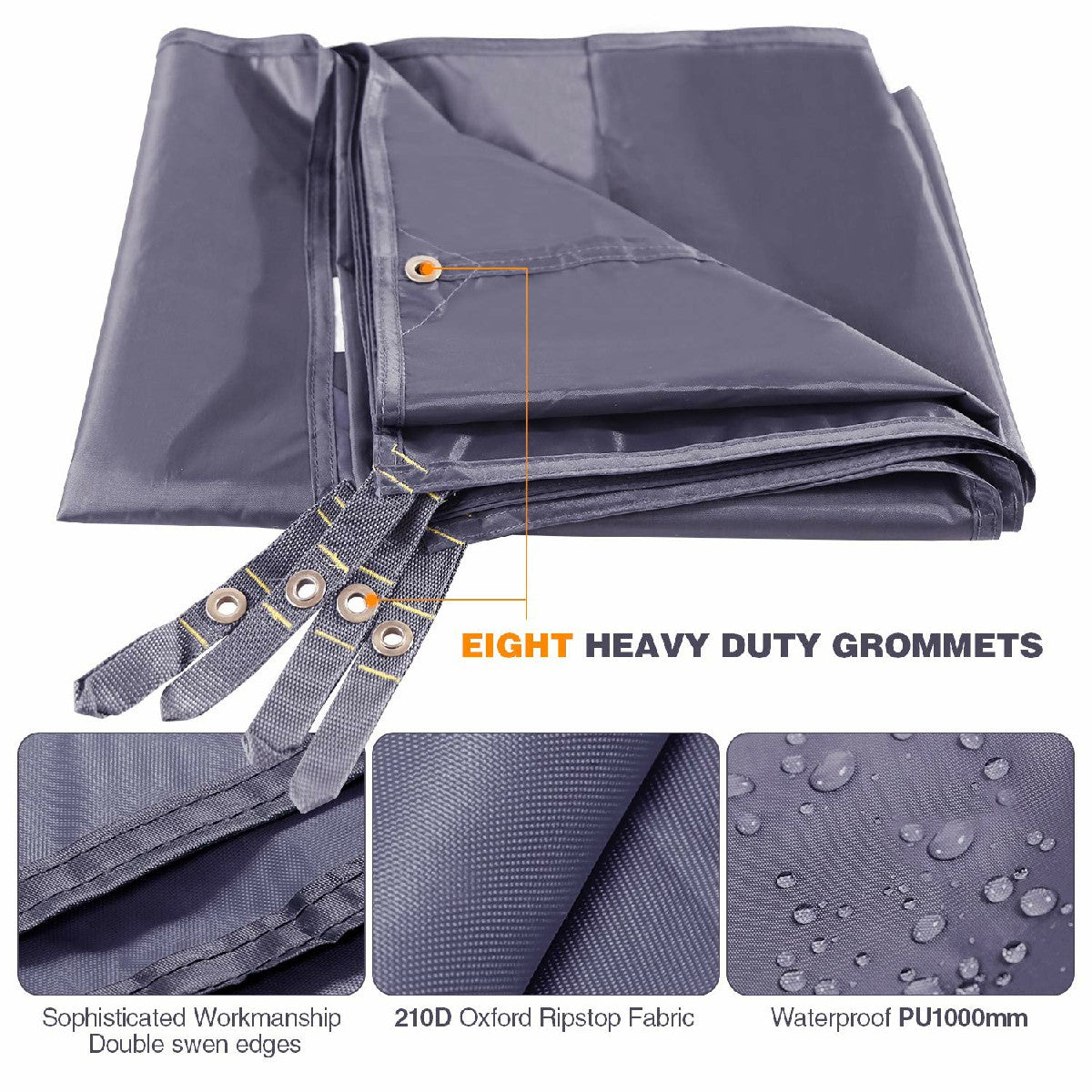 Waterproof Camping Tent Tarp, Multifunctional Tent Footprint From Redcamp