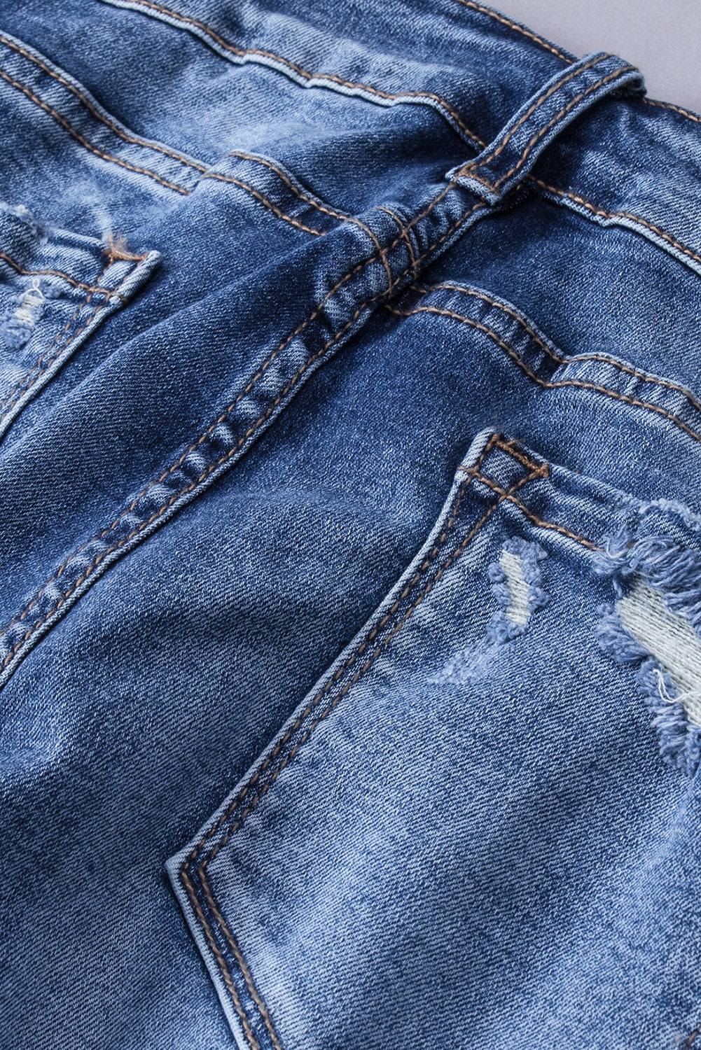 Angelina Distressed Flare Jeans From Threaded Pear