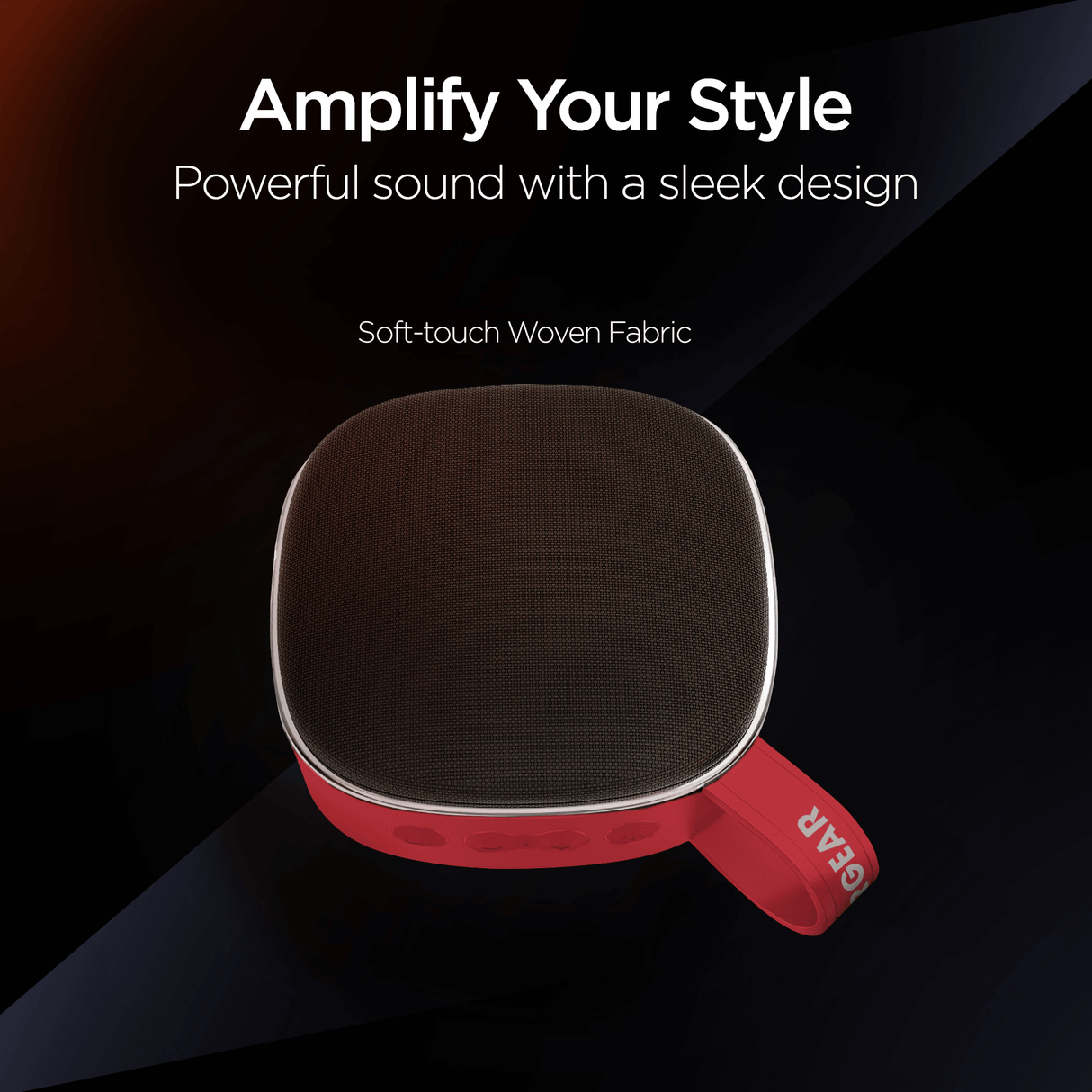 HyperGear Fabrix Mini Wireless Speaker - Red from Jupiter Gear Home