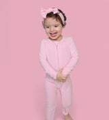 PINK ROSE RIB DREAM ROMPER from DREAM BIG LITTLE CO