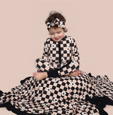 RETRO DAISY CHECKS DREAM ROMPER from DREAM BIG LITTLE CO