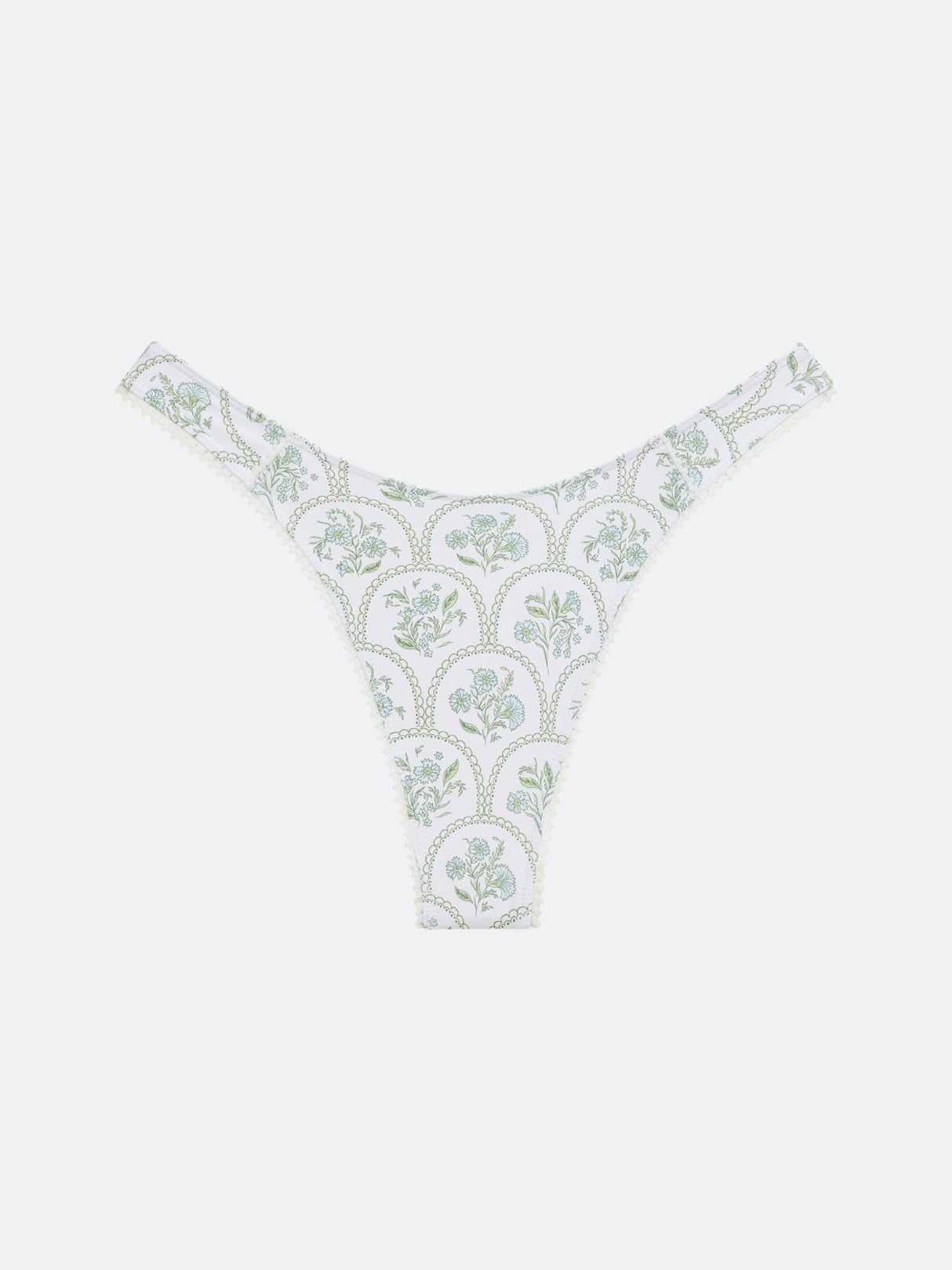 NANTUCKET BIKINI BOTTOM - FLORAL TILE from ELYSIIAN