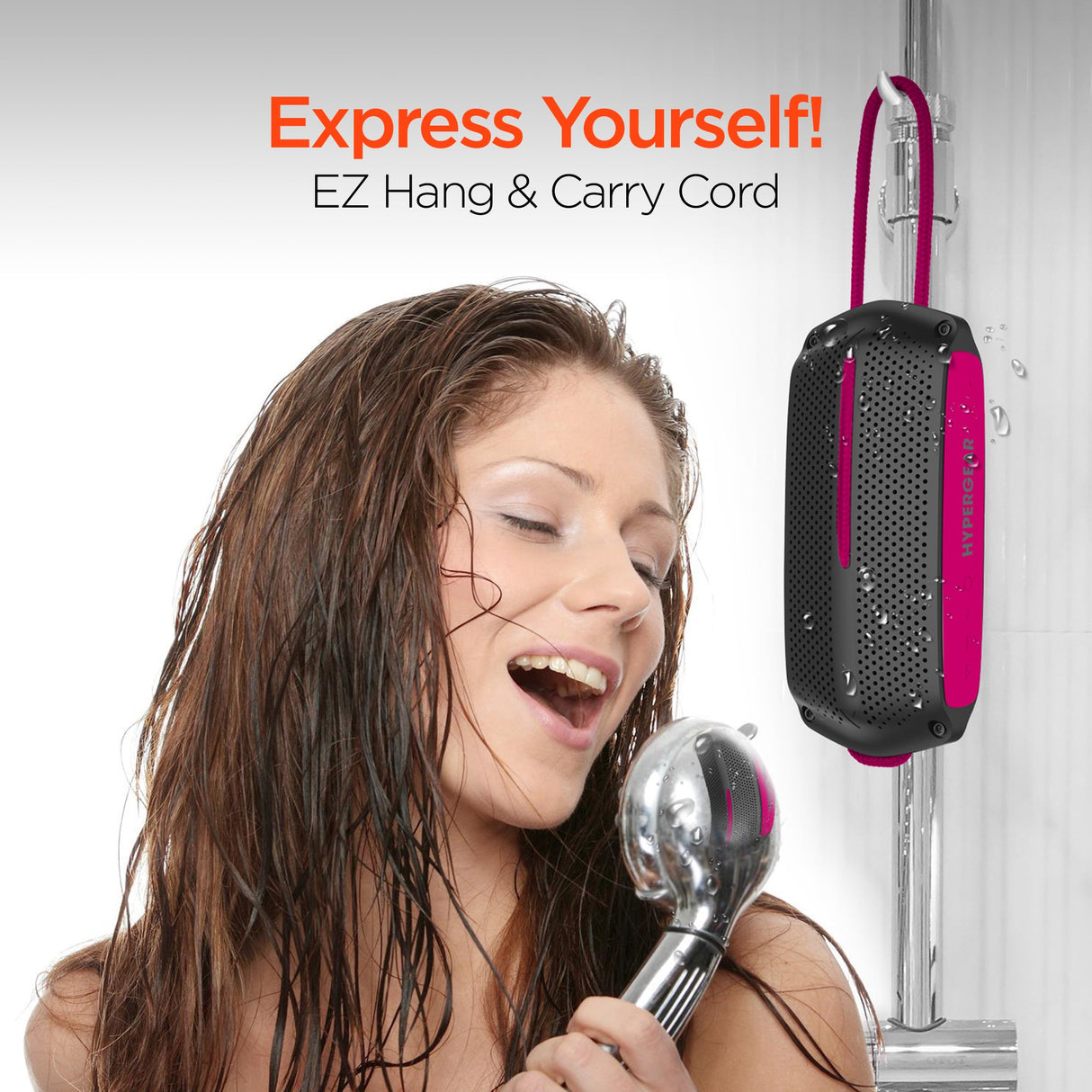 HyperGear Wave Water Resistant Wireless Speaker with Extended Battery Life (WATER-PRNT) from Jupiter Gear