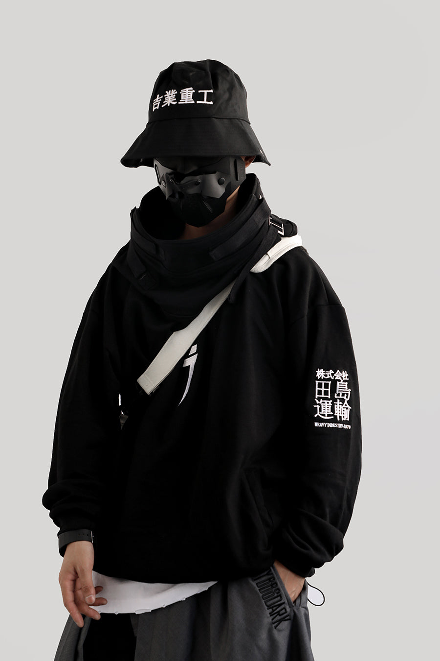 Black I-Tech Hoodie from Niepce Inc