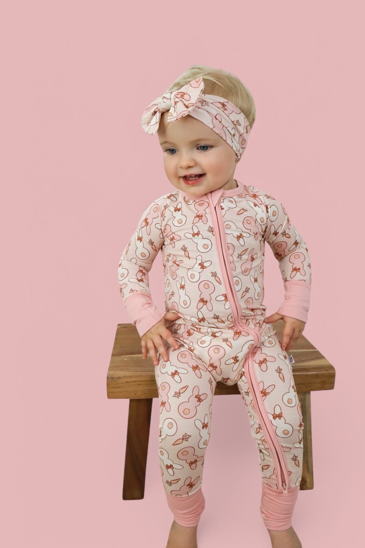 BUNNIES AND BOWS DREAM ROMPER from DREAM BIG LITTLE CO
