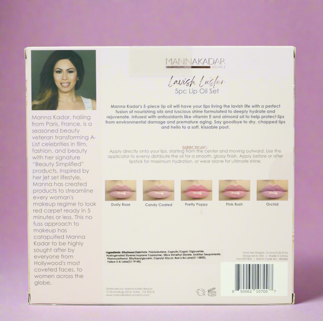 Lavish Luster Lip Oil From Manna Kadar Cosmetics